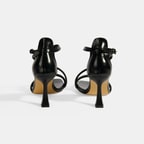 Kadın Siyah Toka Detaylı Topuklu Abiye Sandalet