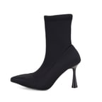 Kadın Siyah Topuklu Bot
