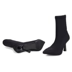 Kadın Siyah Topuklu Bot