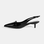 Kadın Siyah Topuklu Klasik Ayakkabı