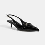 Kadın Siyah Topuklu Klasik Ayakkabı