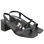 Kadın Siyah Topuklu Sandalet