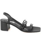 Kadın Siyah Topuklu Sandalet