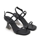 Kadın Siyah Topuklu Sandalet