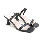 Kadın Siyah Topuklu Terlik