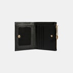 Kadın Siyah Zincir Detaylı Deri Cüzdan