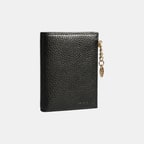 Kadın Siyah Zincir Detaylı Deri Cüzdan