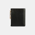 Kadın Siyah Zincir Detaylı Deri Cüzdan