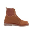 Kadın Taba Bağcıklı Süet Deri Postal Bot