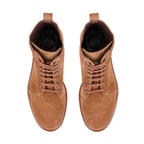 Kadın Taba Bağcıklı Süet Deri Postal Bot