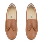 Kadın Taba Deri Loafer