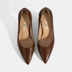 Kadın Taba Deri Stiletto