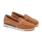 Kadın Taba DesaComfort Deri Loafer