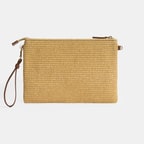 Kadın Taba Göz Nakışlı Hasır Clutch