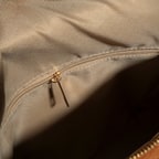 Kadın Taba Süet Detaylı Fermuarlı Sırt Çantası