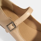 Kadın Ten Deri Mary Jane Babet