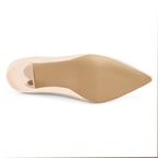 Kadın Ten Topuklu Deri Stiletto