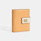 Kadın Turuncu / Bej Deri Cüzdan