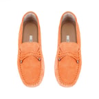 Kadın Turuncu Deri Loafer