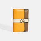 Kadın Turuncu / Kahve Deri Cüzdan