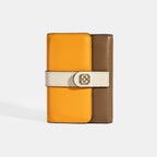 Kadın Turuncu / Kahve Deri Cüzdan