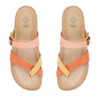 Kadın Turuncu Nubuk Deri Terlik