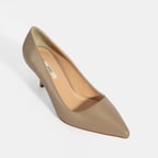 Kadın Vizon Deri Stiletto