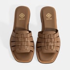 Kadın Vizon Deri Terlik