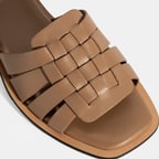 Kadın Vizon Deri Terlik