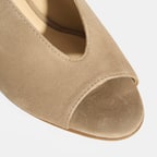 Kadın Vizon DesaComfort Toka Detaylı Slingback Topuklu Günlük Ayakkabı