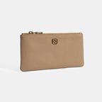 Kadın Vizon Fermuarlı Deri Cüzdan