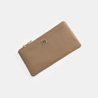 Kadın Vizon Fermuarlı Deri Cüzdan