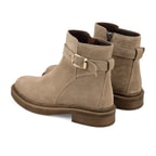 Kadın Vizon Kemer Aksesuarlı Süet Bot