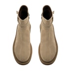 Kadın Vizon Kemer Aksesuarlı Süet Bot