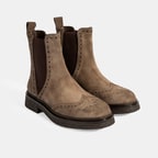 Kadın Vizon Lastikli Süet Chelsea Bot