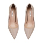 Kadın Vizon Topuklu Deri Klasik Ayakkabı