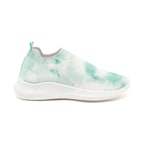 Kadın Yeşil Batik Desenli Çorap Sneaker