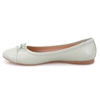 Kadın Yeşil Kroko Baskılı Deri Babet