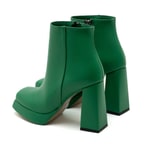 Kadın Yeşil Platform Topuklu Bot