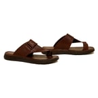 Kahve Armonda Erkek Deri Terlik