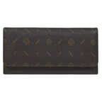 Kahve Belle Monogram Kadın Cüzdan