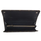 Kahve Belle Monogram Kadın Cüzdan