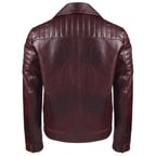 Kahve Bill Erkek Biker Deri Mont