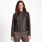 Kahve Carlina Kadın Deri Mont