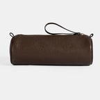 Kahve Deri Kalemlik/Tıraş/Makyaj Çantası