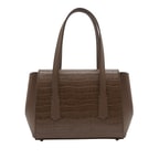 Kahve Dieb Kadın Deri El Çantası