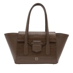 Kahve Dieb Kadın Deri El Çantası