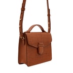 Kahve Diode Kadın Deri Omuz Askılı Çanta