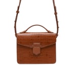 Kahve Diode Kadın Deri Omuz Askılı Çanta