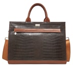 Kahve Editta Kadın Evrak Çantası